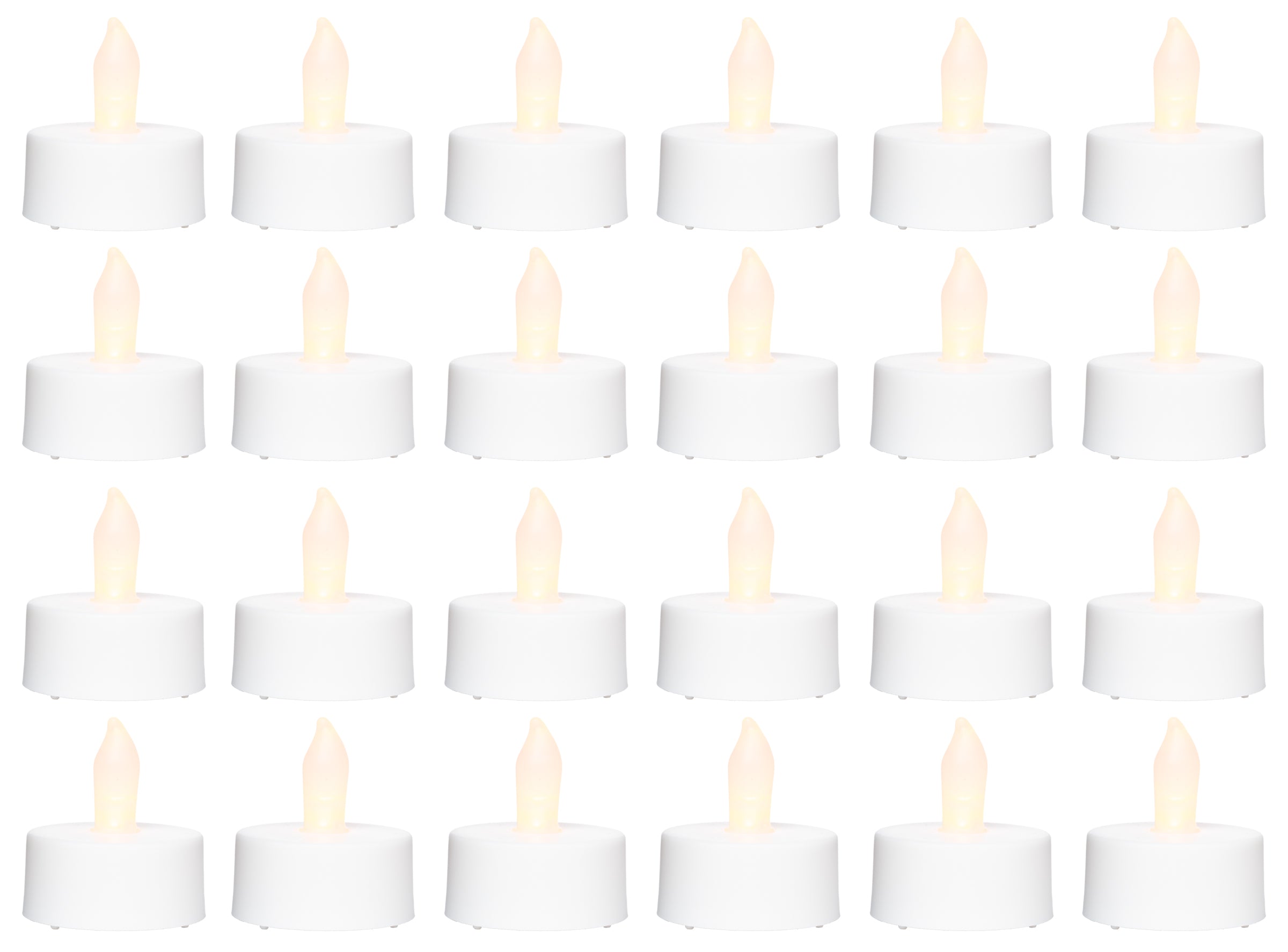 24PK Twist Tealights White