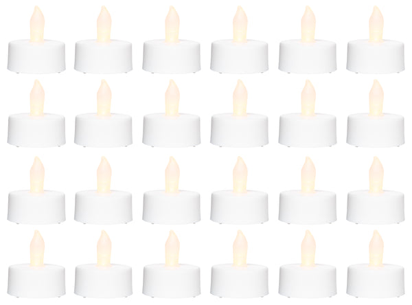 24PK Twist Tealights White