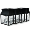 4PK Solar Accent Light Black