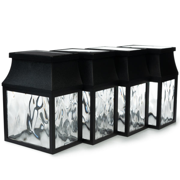 4PK Solar Accent Light Black