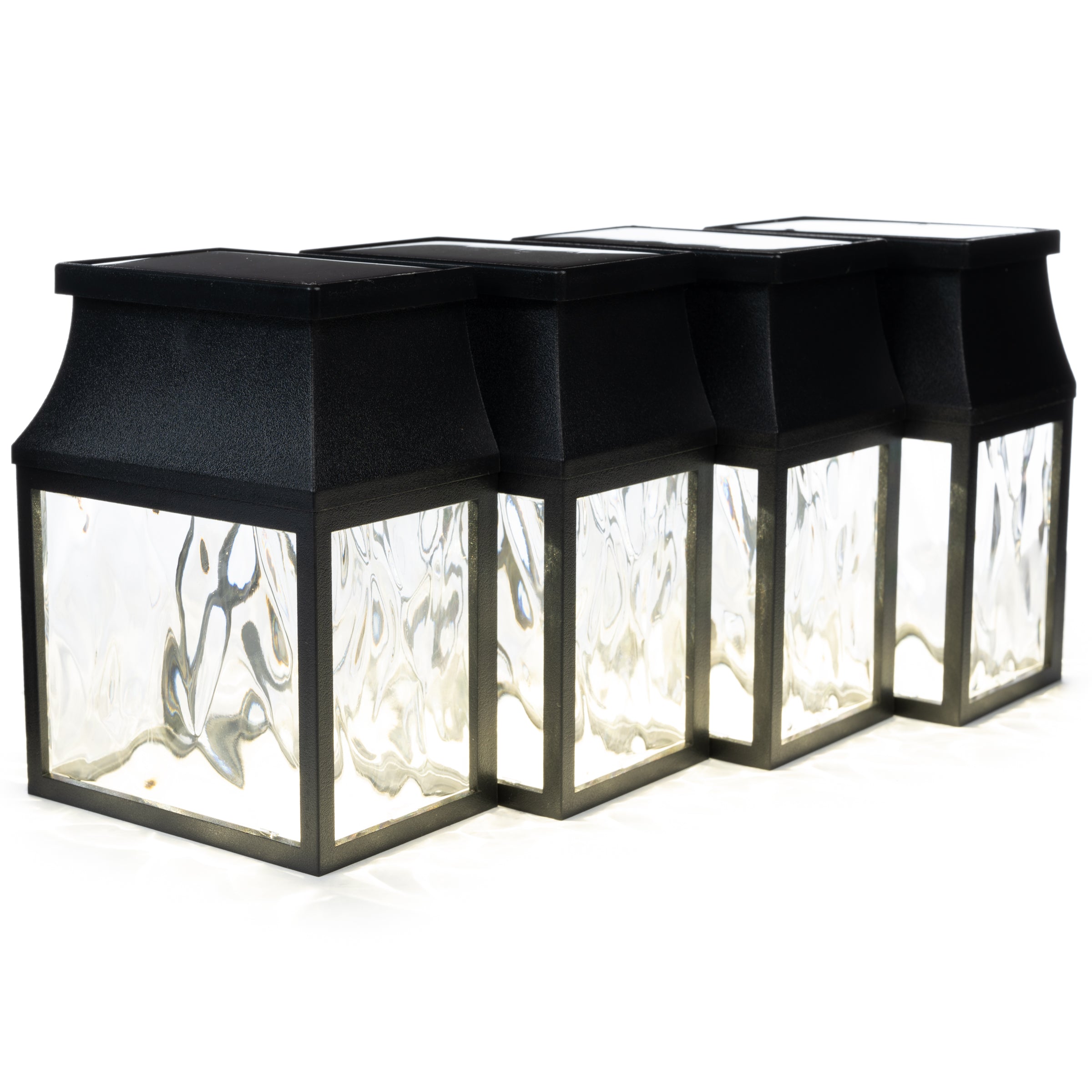4PK Solar Accent Light Black