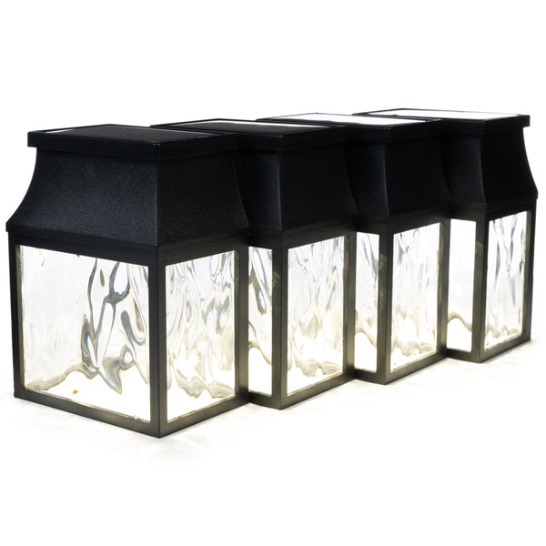 4PK Solar Accent Light Black