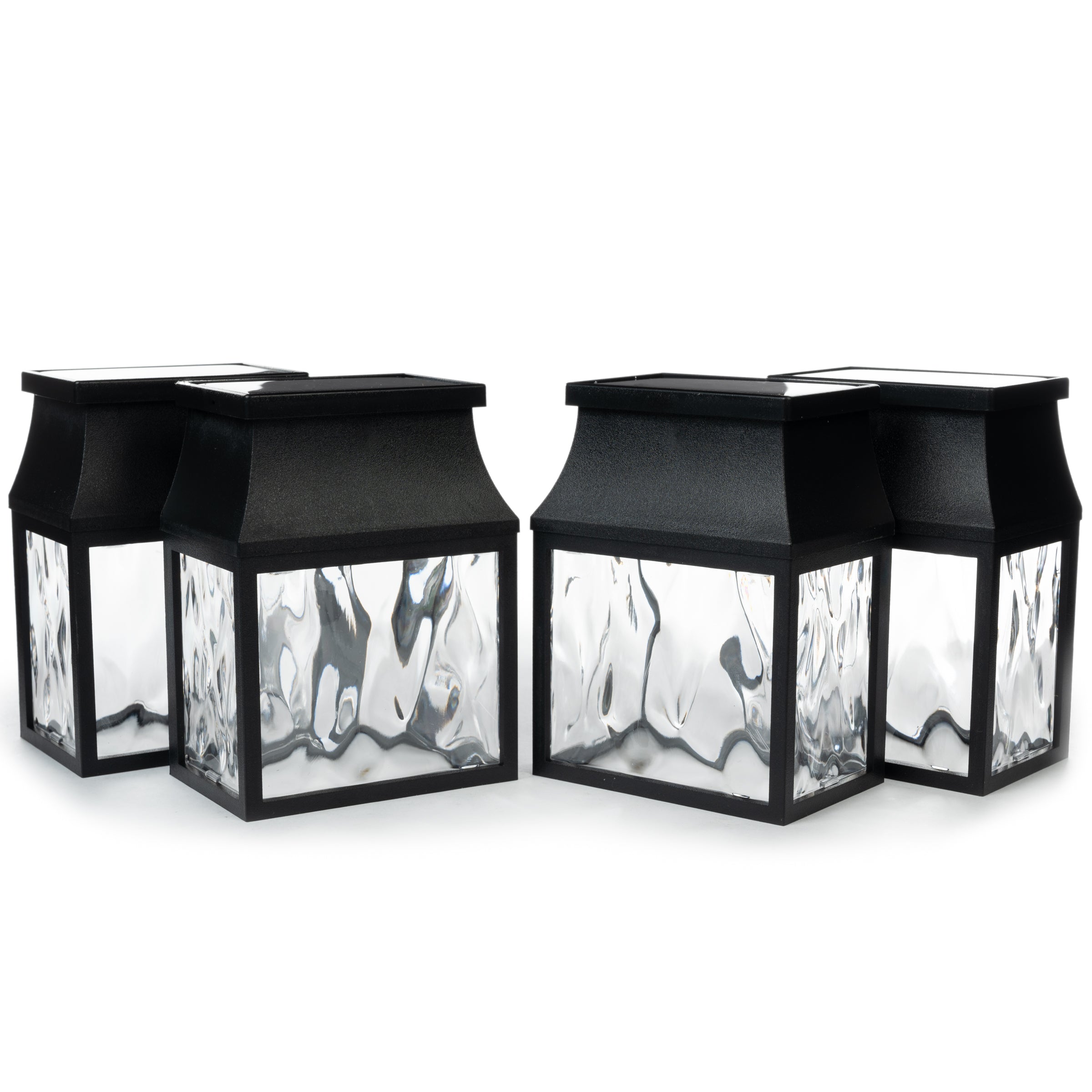 4PK Solar Accent Light Black