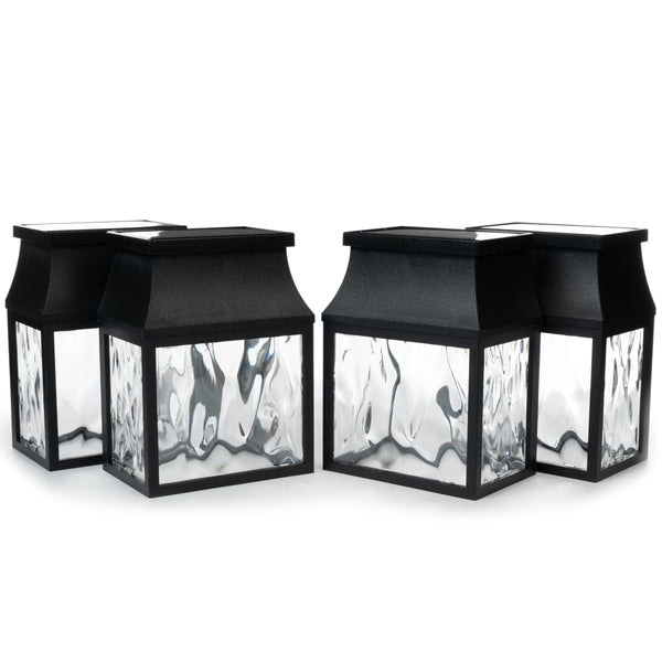 4PK Solar Accent Light Black