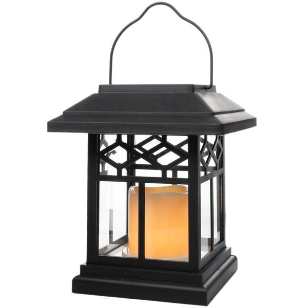5.5x6.3 Solar Lantern Black