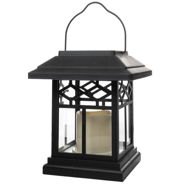 5.5x6.3 Solar Lantern Black