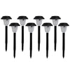 8PK Solar Plastic Path Light