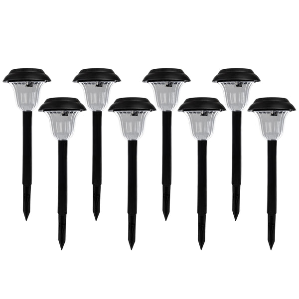 8PK Solar Plastic Path Light