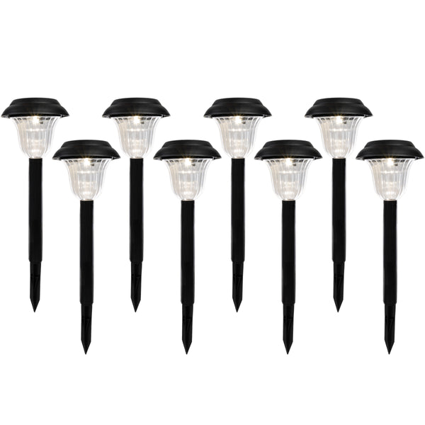 8PK Solar Plastic Path Light